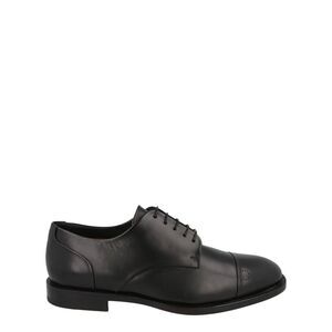 Ferragamo Gavino Leather Oxfords - Wide Width Black Mens